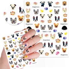 Cute Puppy Dog Animal Nail Stickers & Decals