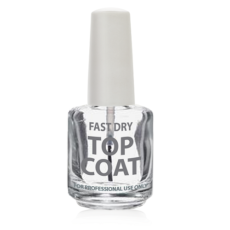 Empty Glass Polish Bottle 0.5oz - Fast Dry Top
