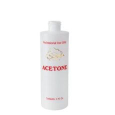 Plastic Bottle with Flip Cap 4oz - Acetone