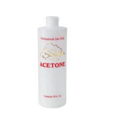 Plastic Bottle with Twist Cap 8oz - Acetone