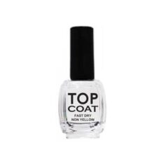 Empty Glass Polish Bottle 0.5oz - Top Coat Oval
