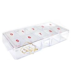 Clear Nail Tip Box 0-10