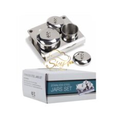 Cre8tion Stainless Steel Jar 3pc Set