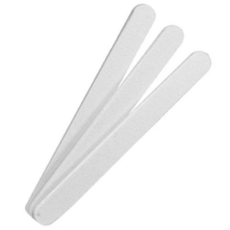 Cre8tion White Disposable Mini Nail File 5 - 100-100 Wood core