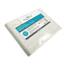 Cre8tion White Disposable Mini Nail File 5" - Plastic Core