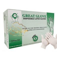 Great Glove Latex Powder-Free Gloves, 100 Pieces