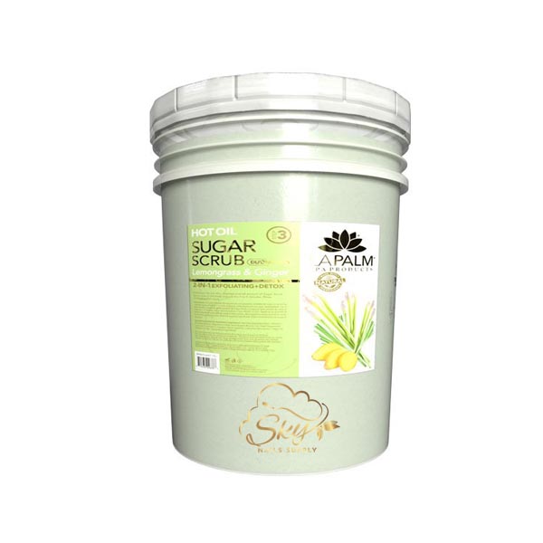 Hot Oil Sugar Scrub Lemongrass & Ginger