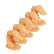 Practice Fingers For Nail Art With Nail 5/Pack