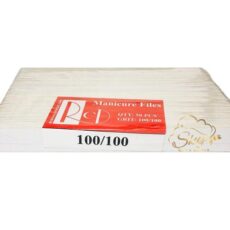 Red Nail Files 5" 100/100 - White