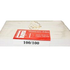 Red Nail Files 7" 100/100 - White