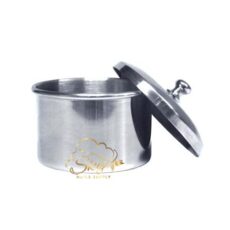 Stainless Steel Powder and Liquid Cup with Lid - Medium